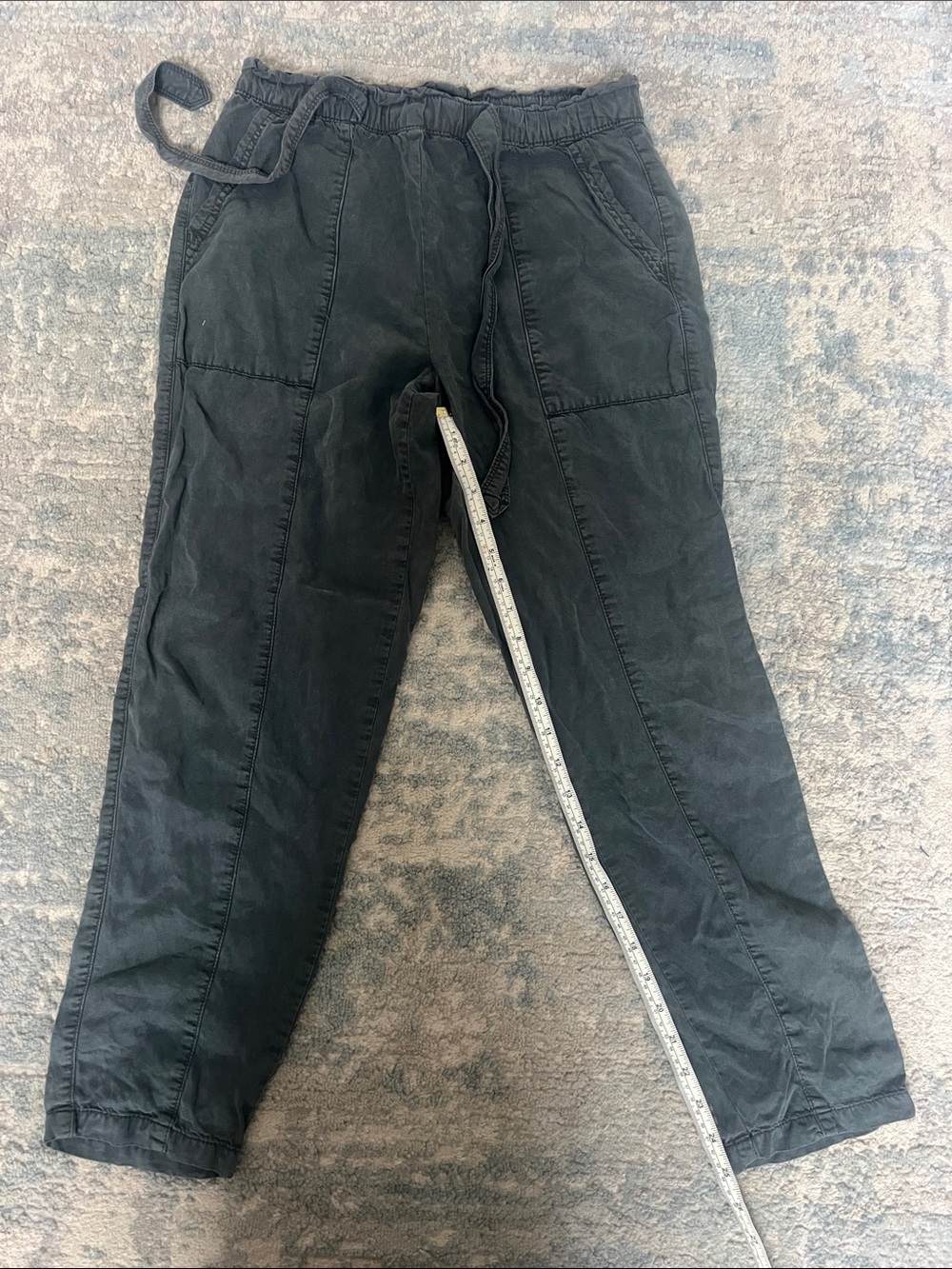 Aeri Women's Black Skinny Utility Jogger Pants, Size S/P